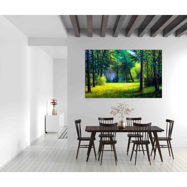 Canvas Print Oil painting Stunning landscape