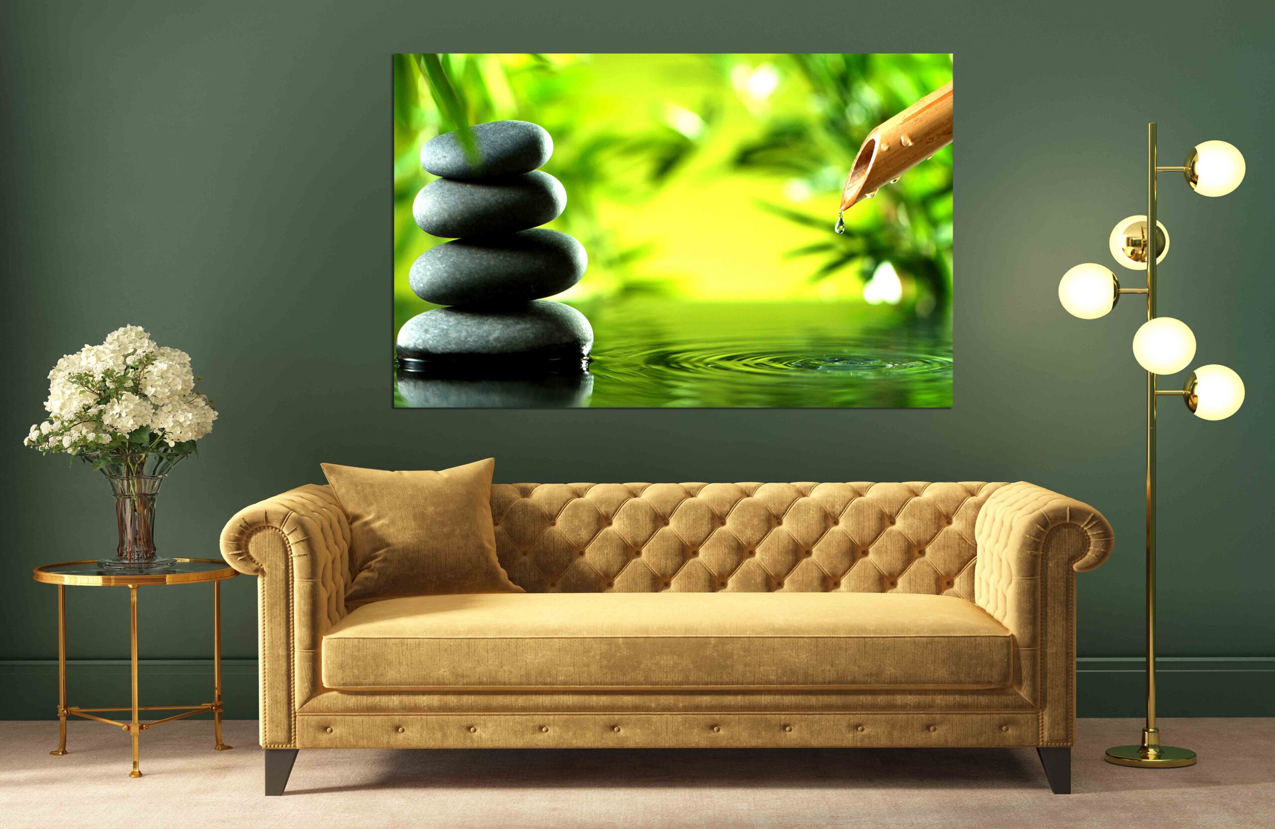 Canvas Print Water flowing