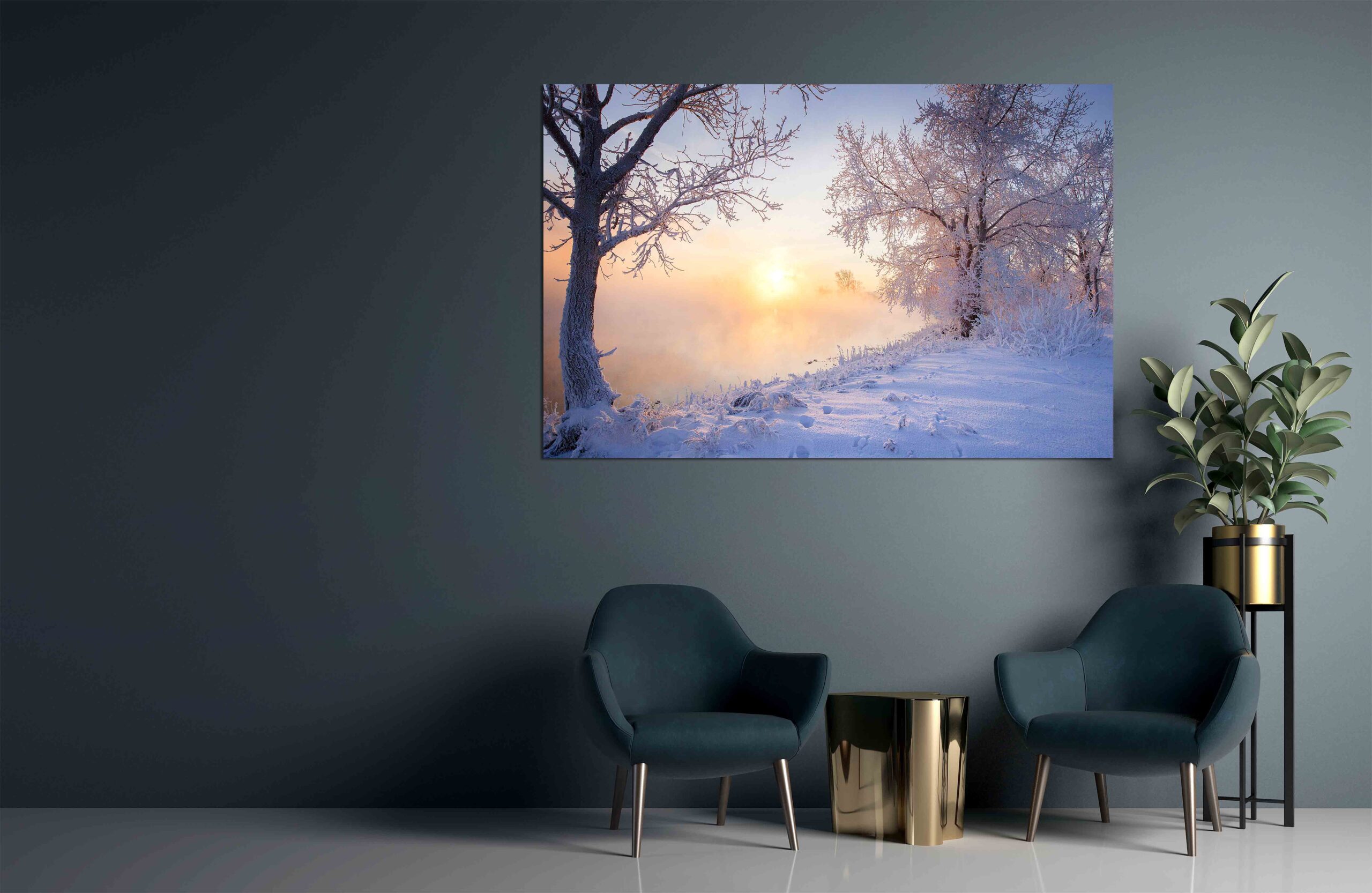Canvas Print Winter landscape