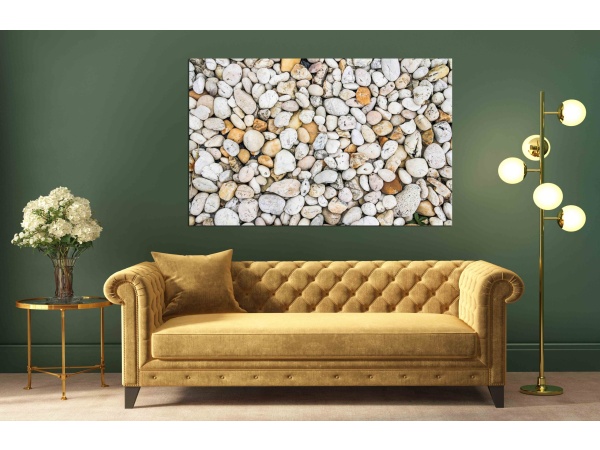 Canvas Print pebbles stone texture