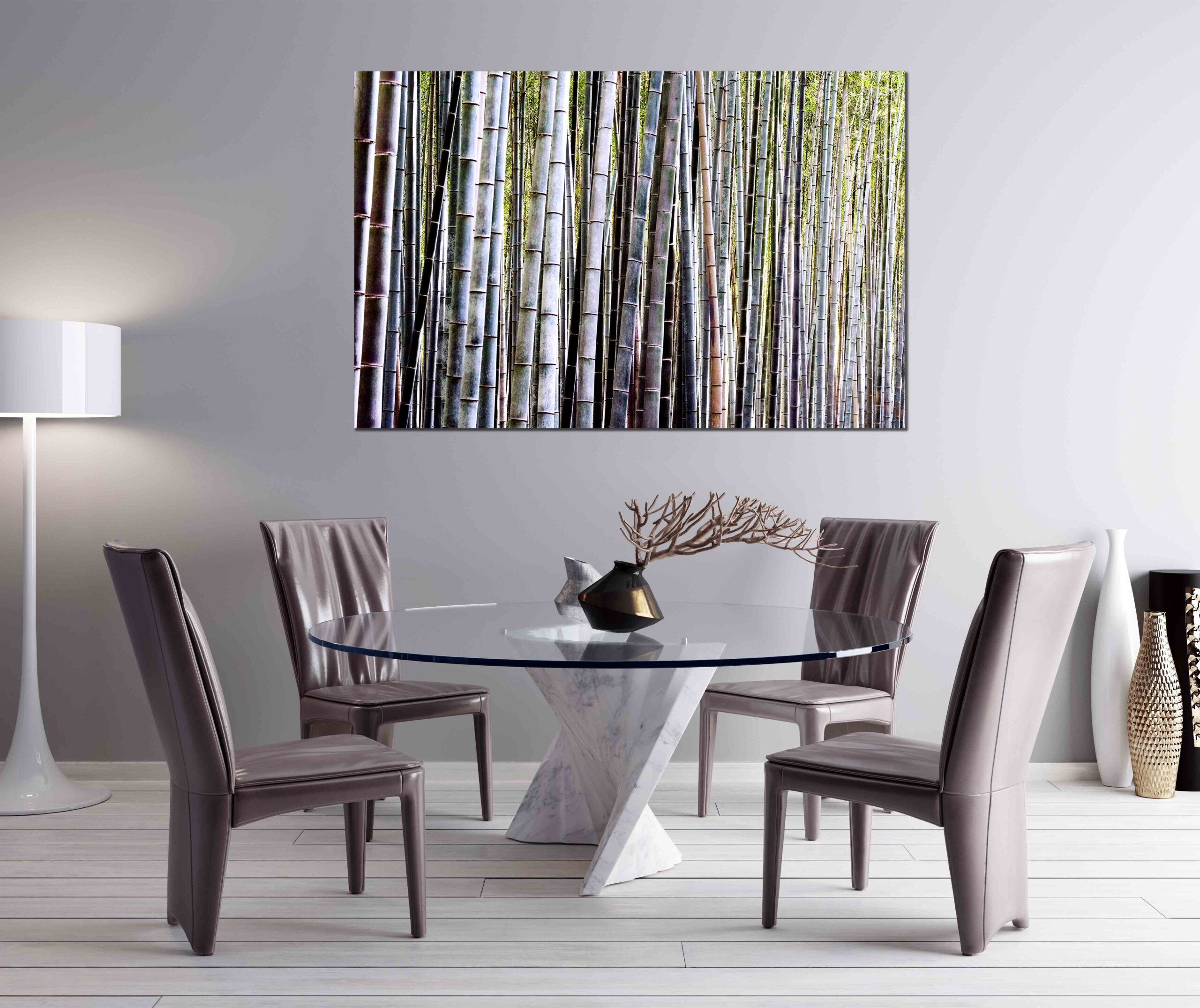 Canvas Print forest of bamboo