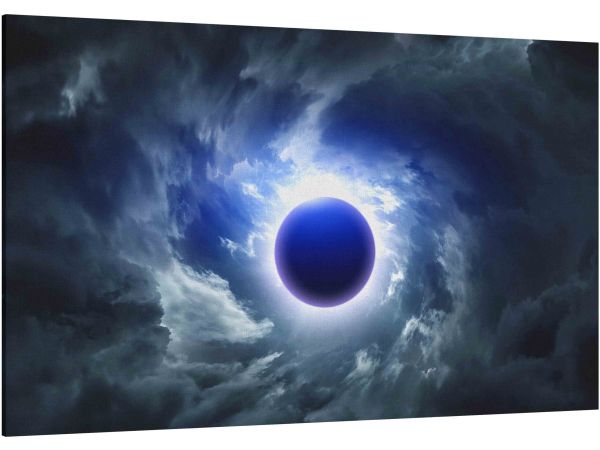 CanvasCanvas Print Eclipse in the Clouds
