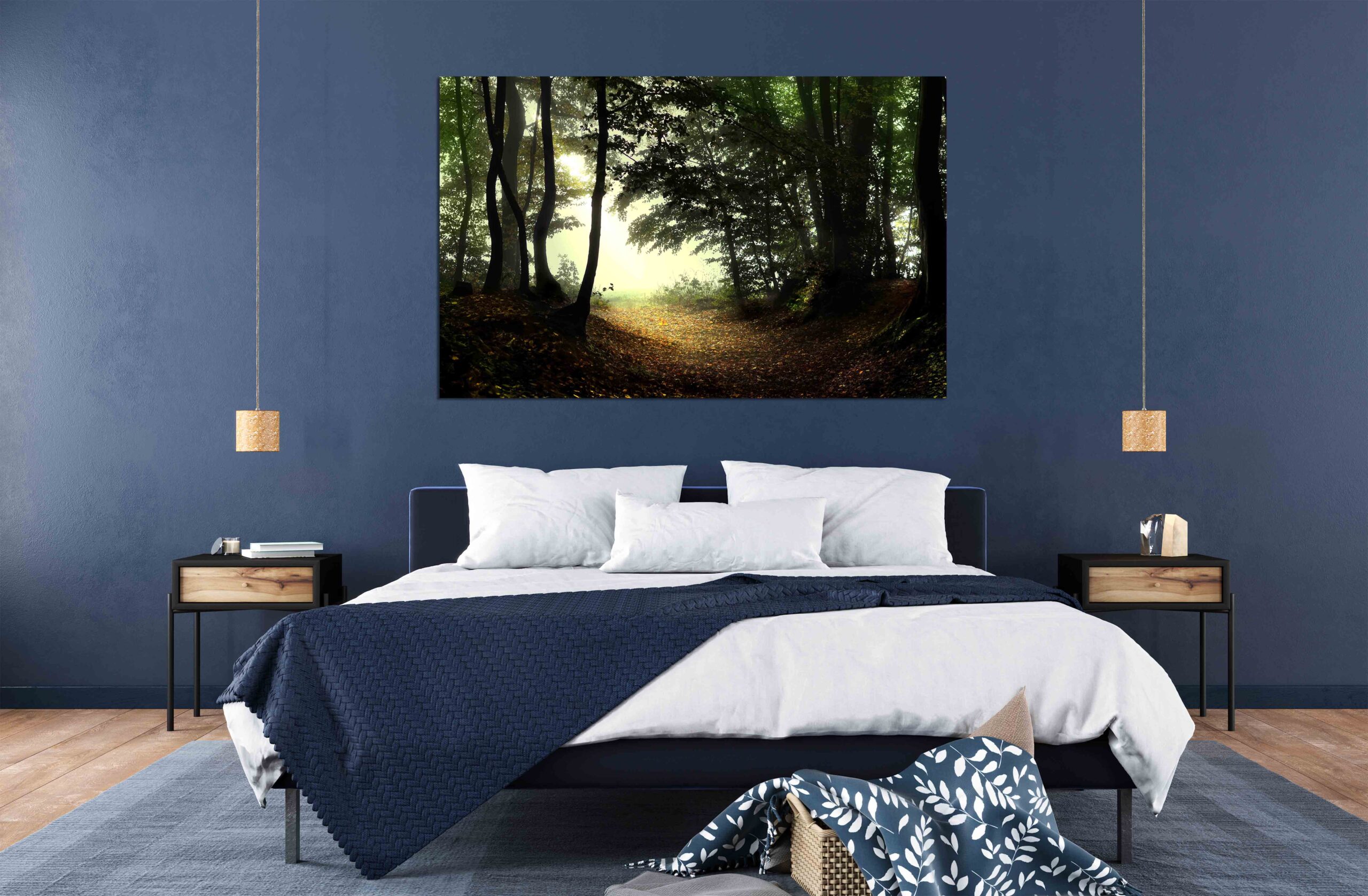 Canvas Print Autumn forest