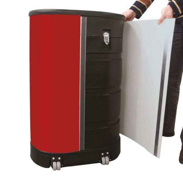 Hard trolley case graphic wrap