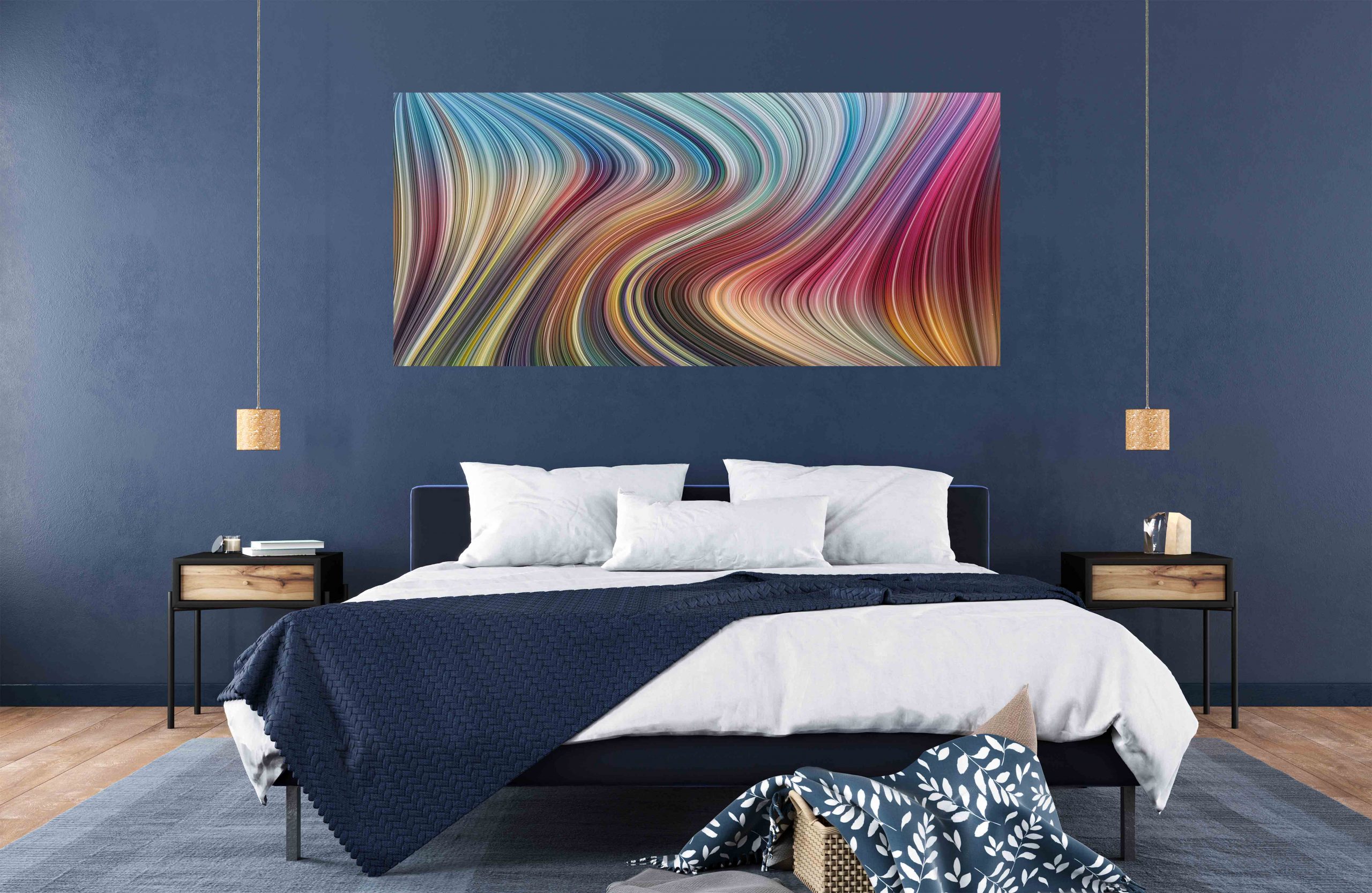 Canvas Print Fluid wave abstract