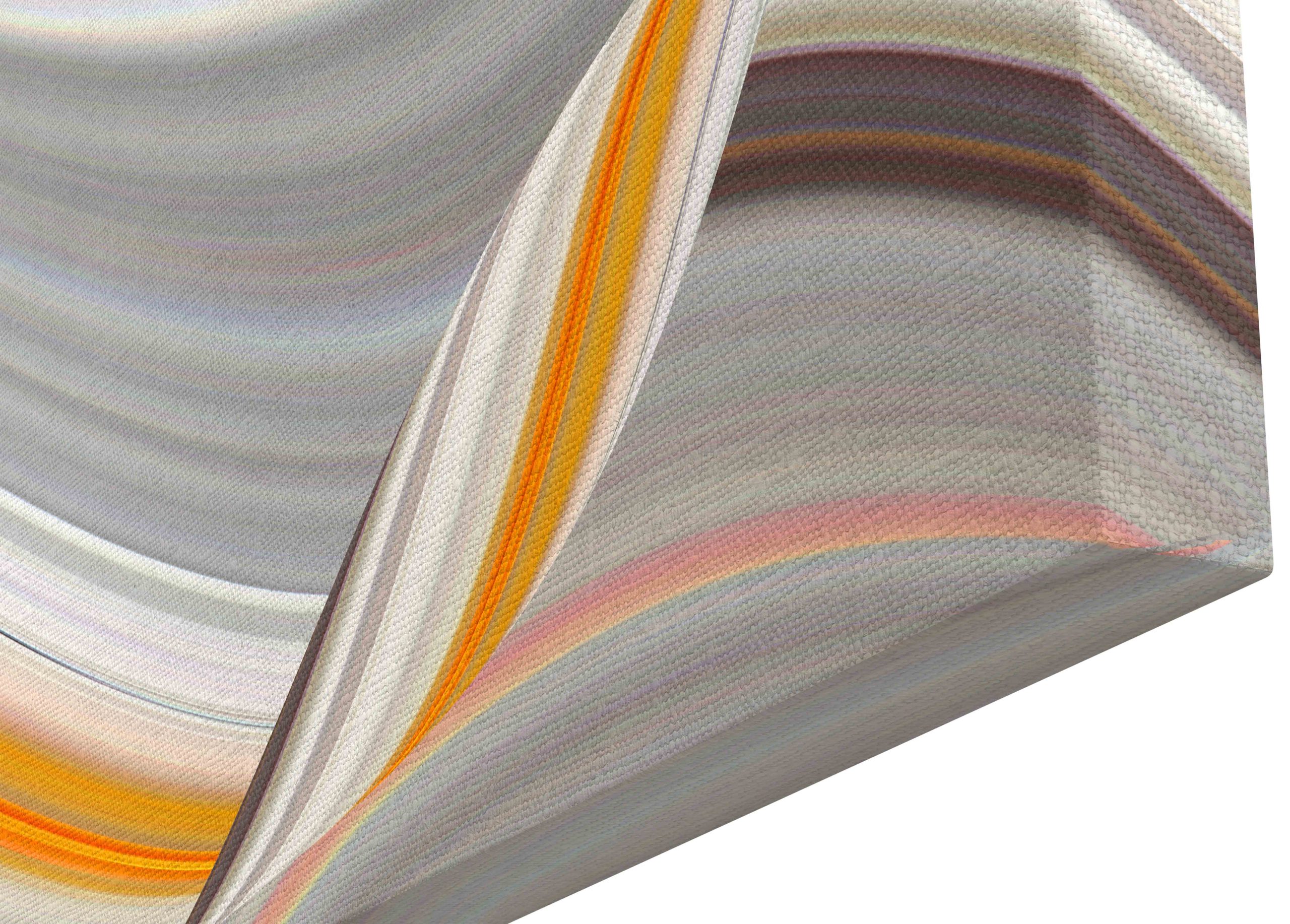 Canvas Print Textured wave pattern