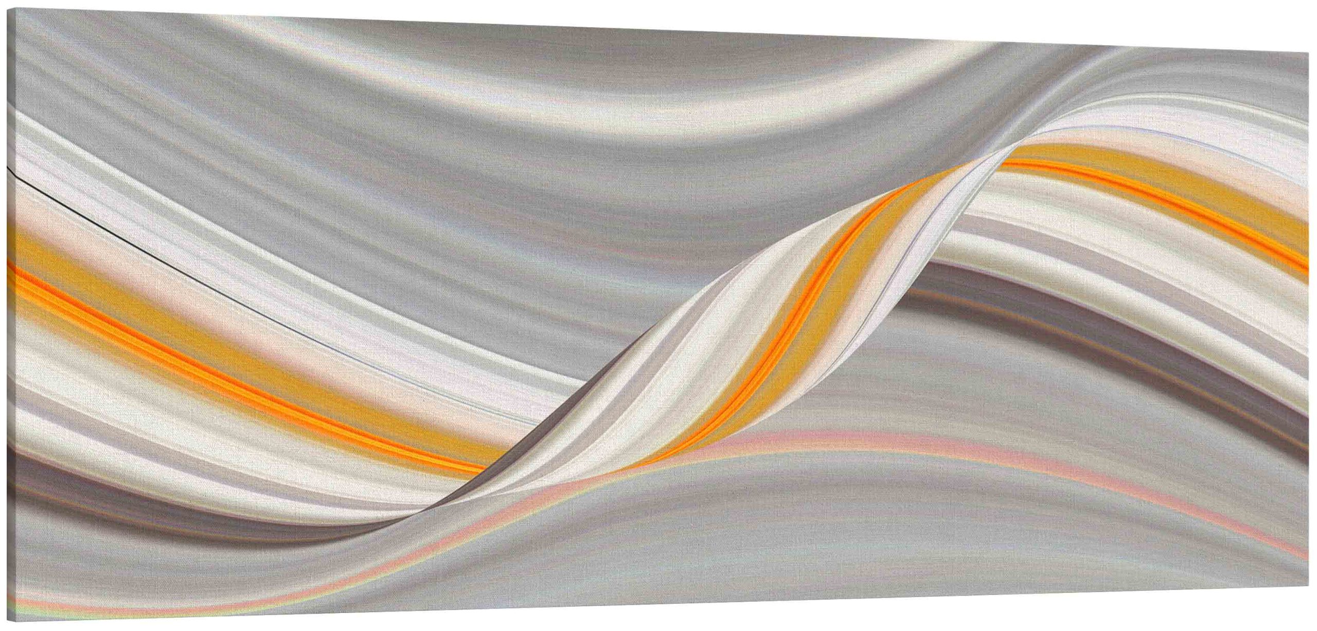 Canvas Print Textured wave pattern