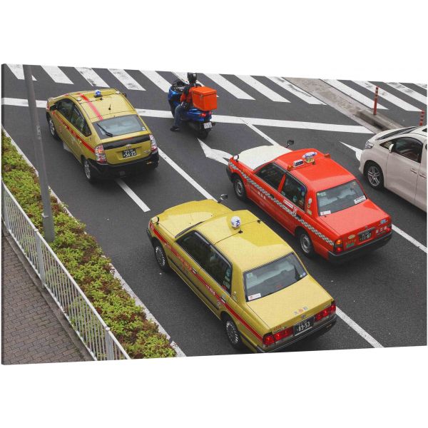 Yellow and Red Taxis