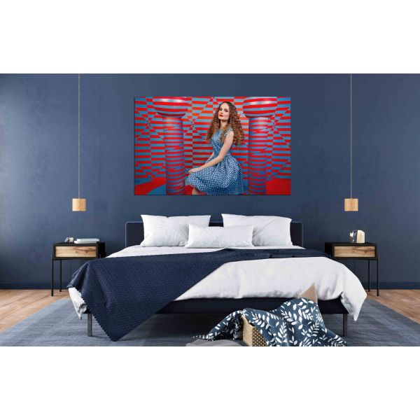 Female in pop art