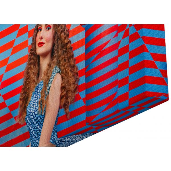 Female in pop art