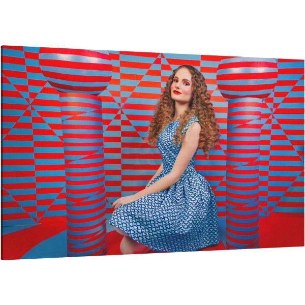 Female in pop art