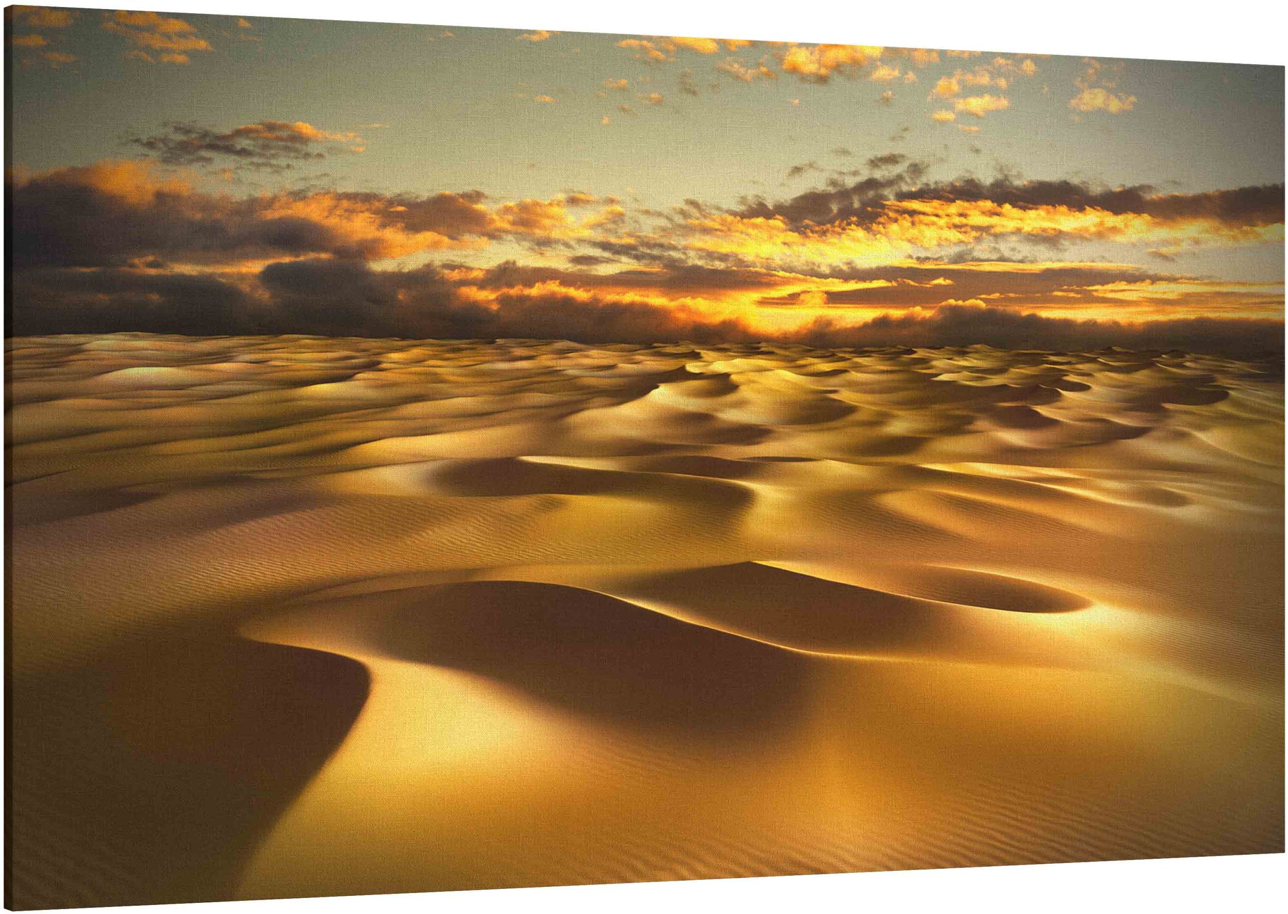 Canvas Print Desert with sand dunes