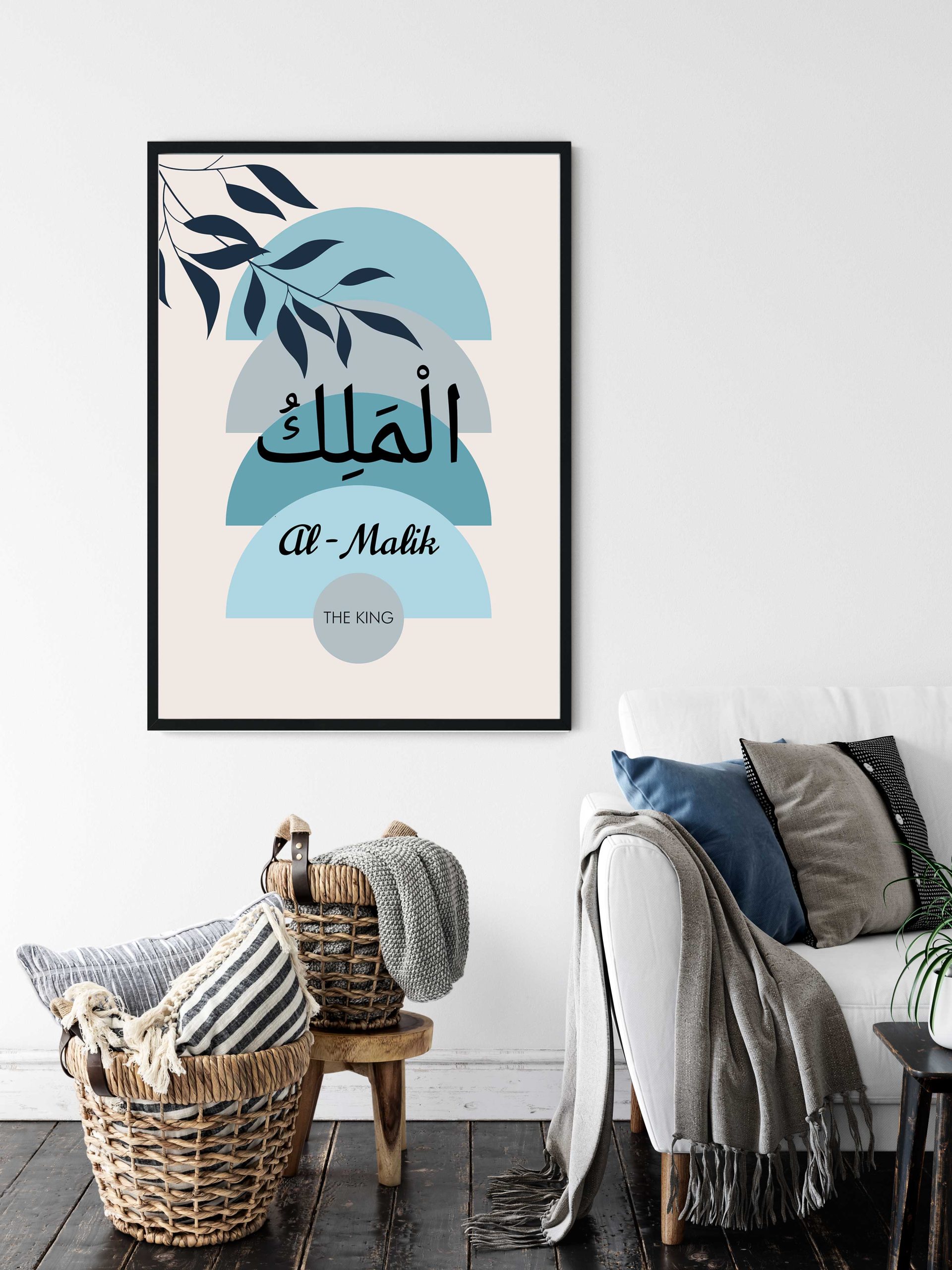 Al Malik Blue Picture Frame